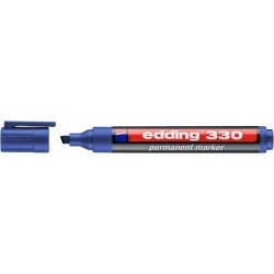 Viltstift edding 330 schuin 1.5-5mm blauw