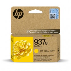 Inktcartridge HP 4S6W8NE 937E Evomore geel