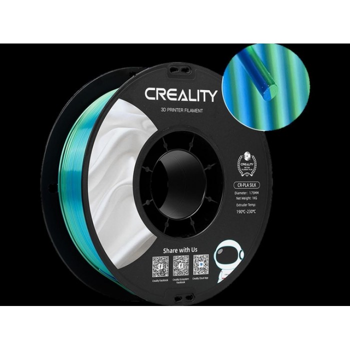 3D Filament Creality PLA 1.75mm Blauw Groen 1kg