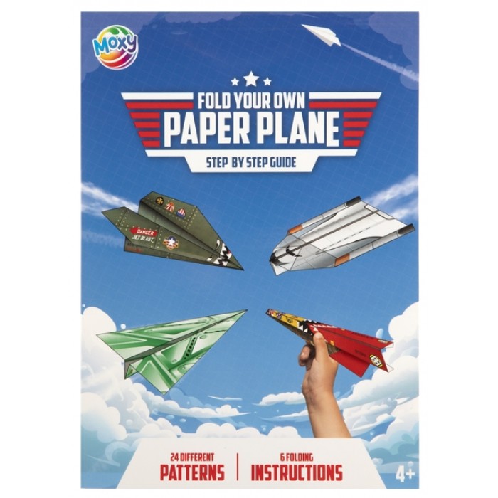 Fold your own Paper Planes block 24 sheet 25x18cm
