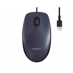 Muis Logitech USB B100 zwart