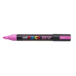 Verfstift Posca PC5M medium fluor roze