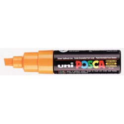 Verfstift Posca PC8K breed schuin oranje