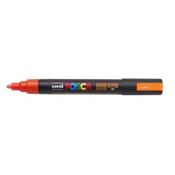 Verfstift Posca PC5M medium fluor oranje