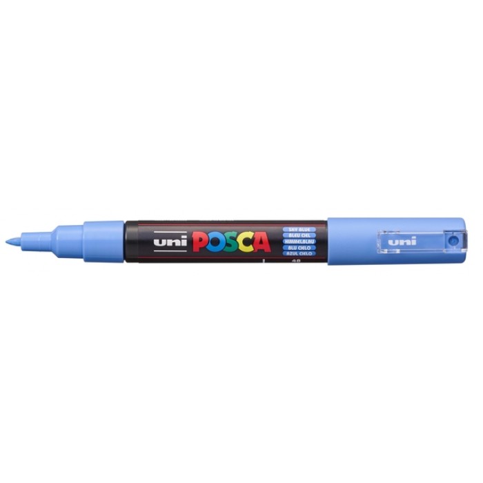 Verfstift Posca PC1MC extra fijn hemelsblauw