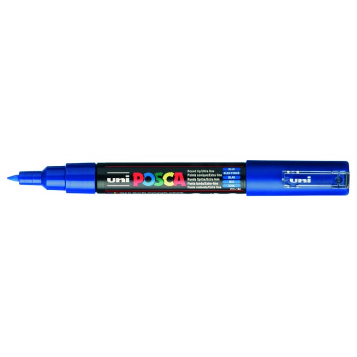 Verfstift Posca PC1MC extra fijn donkerblauw