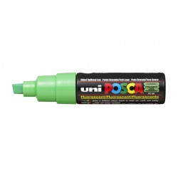 Verfstift Posca PC8K breed schuin fluor groen