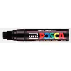 Verfstift Posca PC17K extra breed rechthoek zwart