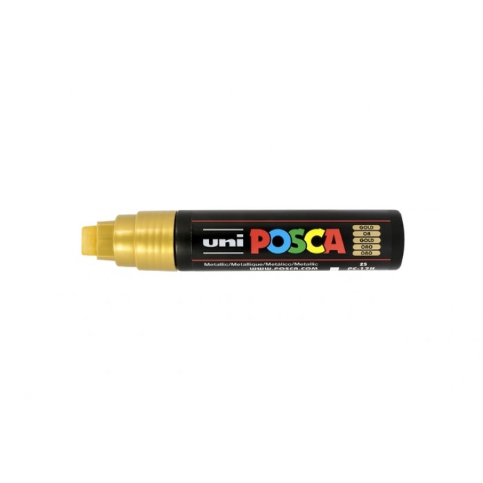 Verfstift Posca PC17K extra breed rechthoek goud