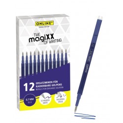 Gelschrijvervulling Online Magixx 0.7mm blauw doos à 12 stuks