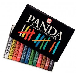 Oliepastel Talens Panda set á 12 kleuren