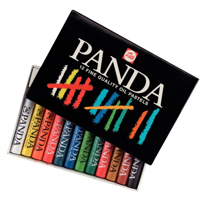 Oliepastel Talens Panda set á 12 kleuren