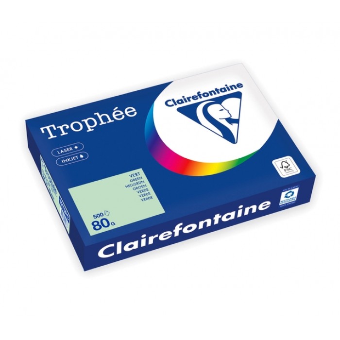 Kopieerpapier Trophée A4 80gr groen 500 vel