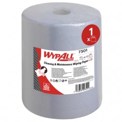 Poetsrol WypAll L20 2-laags 32,5cmx190m 500vel blauw 7301