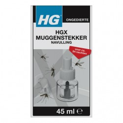 Muggenstekker HG HGX navulling 45ml