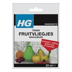 Fruitvliegjesval HG HGX met 1 navulling 20ml