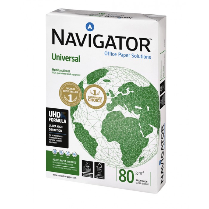 Kopieerpapier Navigator Universal A4 80gr wit 400 vel