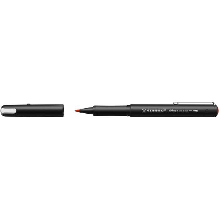 Fineliner STABILO dr!ver medium rood