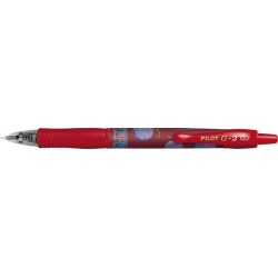 Gelschrijver PILOT G-2-07 One Piece medium rood