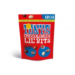 Chocolade Tony's Chocolonely Lil' Bits triple chocolate 150 gram