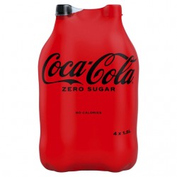 Frisdrank Coca Cola zero regular petfles 1.5 liter