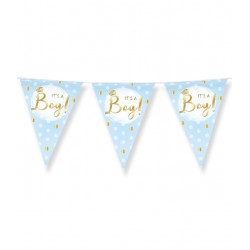 Party Flags foil It's a boy!