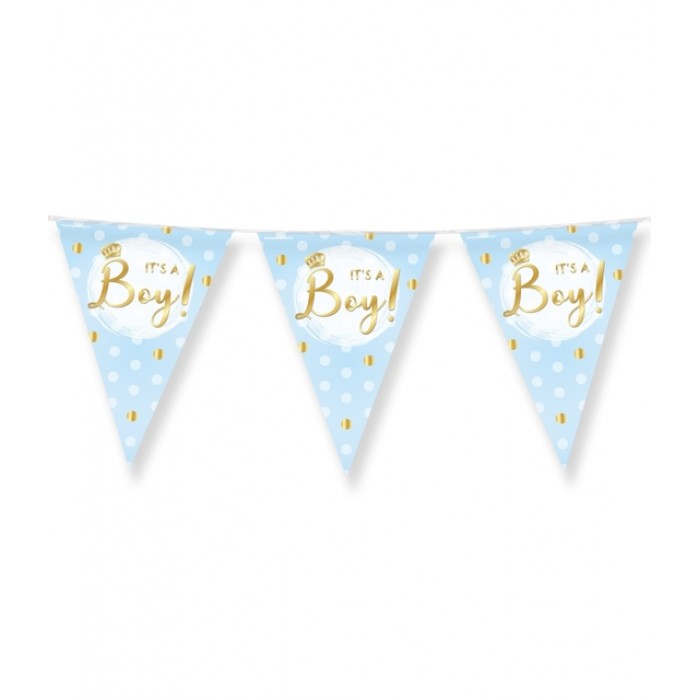 Party Flags foil It's a boy!