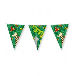 Party Flags foil Jungle cartoon