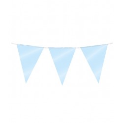 Party Flag Foil Baby Blue