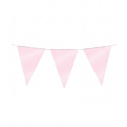 Party Flag Foil Baby Pink