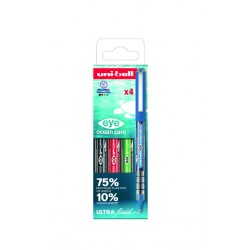 Rollerpen Uni-ball Eye Ocean Care assorti 4 stuks