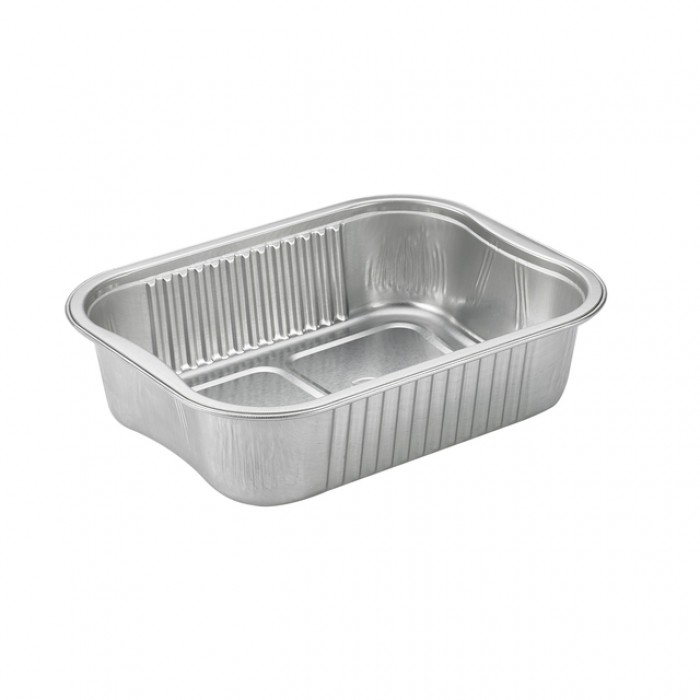 Schaal IEZZY grill en oven 750ml aluminium zilver 440 stuks