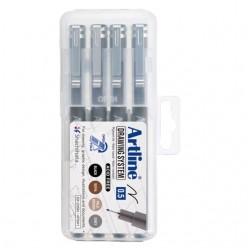 Fineliner Artline technisch 0.5mm assorti