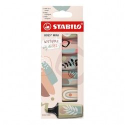 Markeerstift STABILO BOSS naturevibes assorti 6 stuks