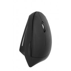 Muis Quantore ergonomisch draadloos USB-A adapter zwart