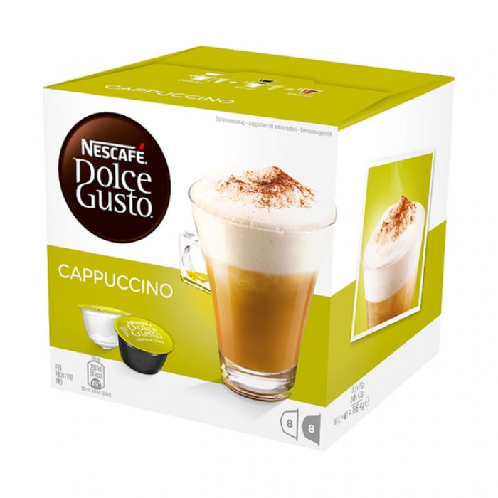 Koffiecups Dolce Gusto cappuccino 16 stuks