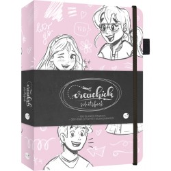Schetsboek CreaChick  Pink