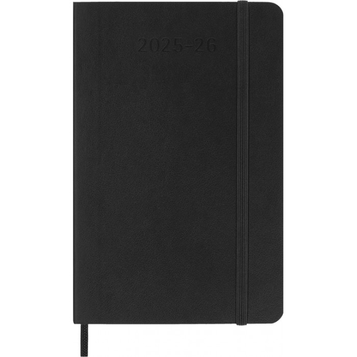 Agenda 2025/2026 Moleskine 18M Planner Weekly 7dagen/1pagina pocket sc black