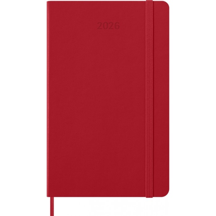 Agenda 2026 Moleskine 12M Planner Weekly 7dagen/1pagina large hc scarlet red