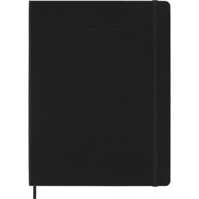 Agenda 2025/2026 Moleskine 18M Planner Weekly 7dagen/1pagina XL hc black