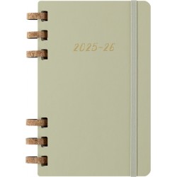 Agenda 2025/2026 Moleskine 12M Academic Weekly 7d/1p Myrtle large kiwi