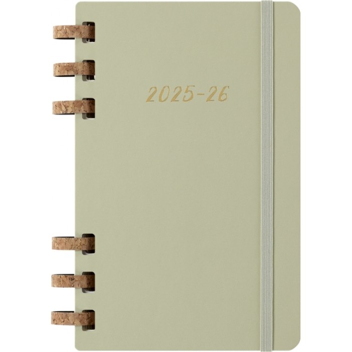 Agenda 2025/2026 Moleskine 12M Academic Weekly 7d/1p Myrtle large kiwi