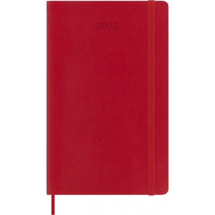 Agenda 2026 Moleskine 12M Planner Weekly 7dagen/1pagina large sc scarlet red