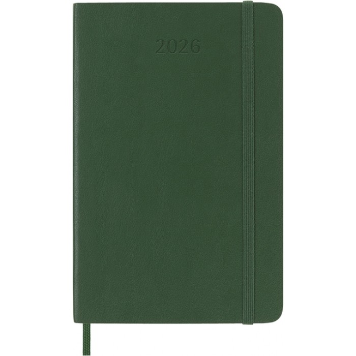 Agenda 2026 Moleskine 12M Planner Weekly 7dagen/1pagina pocket sc myrtle green