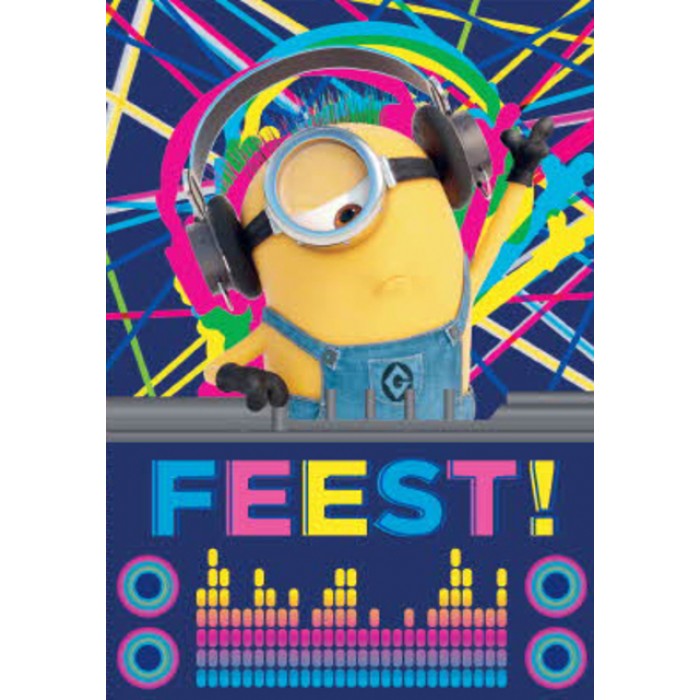 Uitnodigingen Boys Minions