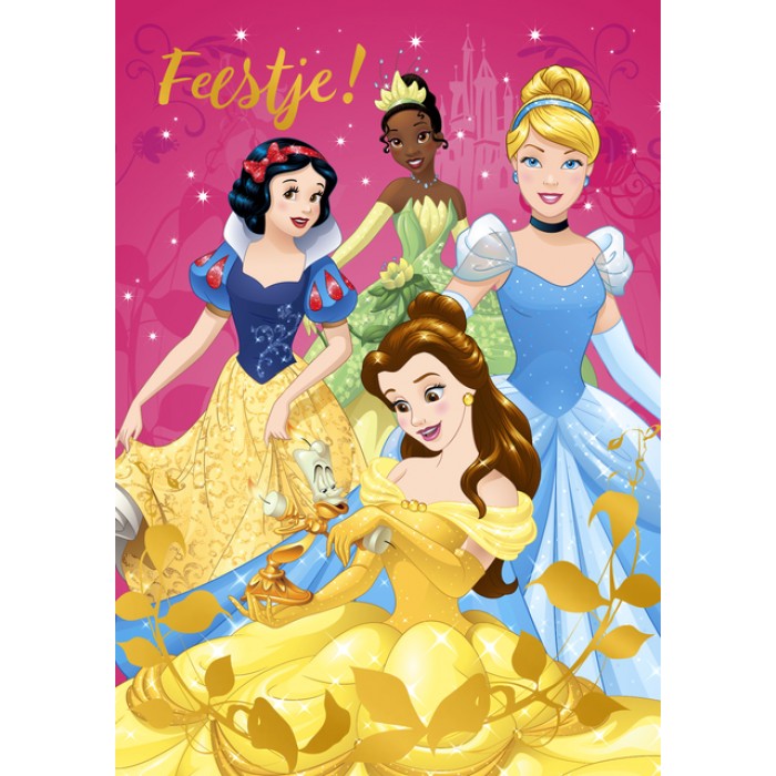 Uitnodigingen GirlsDisney Princess