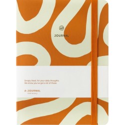 Notitieboek A5 Flow oranje A Journal lijn