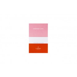 Notitieblok A6 roze/rood A journal lijn