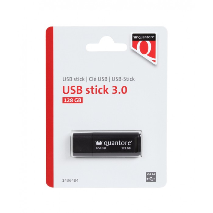 USB-stick Quantore 128GB 3.0 zwart