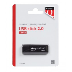 USB-stick Quantore 128GB 2.0 zwart
